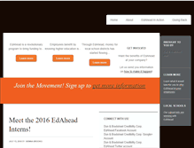Tablet Screenshot of edahead.org
